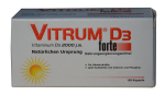 Vitamin D3 2000j.m. (50ug), 60 Kapseln – für Calciumaufnahme, beugt Osteoporose, Knochenschwund vor, für Knochenaufbau, gegen depressive Verstimmungen, für Abwehrkräfte, 1 Tablette täglich